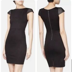 Alice + Olivia Employed Gracie Patent Leather Cap Sleeve Dress Size 10